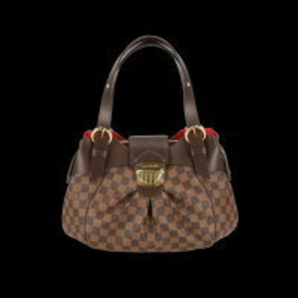 Louis Vuitton Sistine Damier Ebene Shoulder Bag Brown